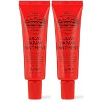 ราคา Lucas Papaw Ointment 15g หลอดพร้อม Lip Applicator 2 Pack Fermented Papaya Lip Balm สําหรับริมฝีปากแห้ง แตก ขนาดกระเป๋า ผลิตในออสเตรเลีย (40880928163)