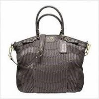 ราคา Coach 33371 MADISON GATHERED LEATHER LINDSEY สี brass/grey ของแท้ (1568989104)