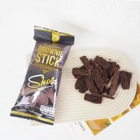 ราคา บราวนี่สติ๊กช็อต Brownie stick shots บราวนี่อบกรอบ เข้มข้นช็อกโกแลต หอมอร่อย มีฮาลาล (19105442384)