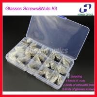 ราคา 15 Kinds of Glasses Screws Kit Eyeglass Metal Nuts Plastic Rimless Frame Silhouette Pins Set (48406794098)