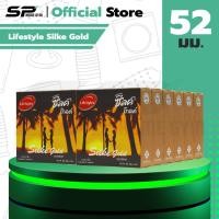 ราคา LifeStyles Silke Gold ถุงยางอนามัย ผิวเรียบ สวมใส่ง่าย ขนาด 52 มม. (12 กล่อง) (54351151863)