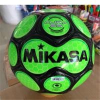ราคา MIKASA ลูกฟุตบอล มิกาซ่า #SAR50 เบอร์ 5 หนังเย็บ สีเขียว (1774057830)