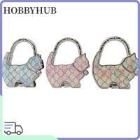 ราคา HOBBYHUB โฮบบี้ฮับ กระเป๋าตะขอสําหรับผู้หญิง,สร้างสรรค์แบบพกพาเกล็ดปลาแมวกระเป๋าถือตะขอ,น่ารักพับดอกไม้พิมพ์ทนทานกระเป๋าแขวนสําหรับโต๊ (40580492160)