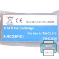 ราคา EPSON Ink Cartridges ตลับหมึก สำหรับ EPSON TM-C3510 และ EPSON TM-C3520 สีฟ้า Cyan: SJIC23P (C) (26073098892)
