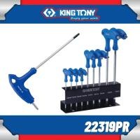 ราคา KING TONY ชุดประแจท็อค ด้ามตัว L ขนาด T10 - T50 No.22319PR (43308347714)
