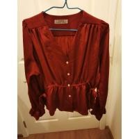 ราคา เสื้อชีฟองสีส้มอิฐ freesize (7655397328)
