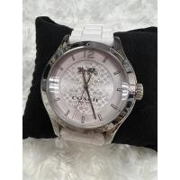 ราคา coach 14502218 นาฬิกาสายซิลิโคนสีขาว (16597911381)
