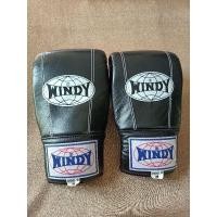 ราคา นวมแบ็คชก Windy TBG2 หนังแท้ สีดำ ขนาด M ชาย (25987989056)