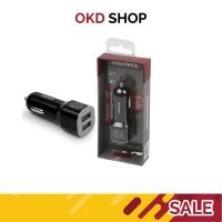 ราคา Remax Car Charger USB 2 port หัว USB ชาร์ตในรถยนต์ 1.0A / 2.1A 5V (480887187)