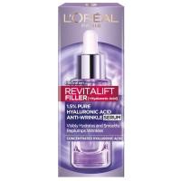 ราคา L'OREAL PARIS REVITALIFT FILLER WITH 1.5% HYALURONIC ACID ANTI-WRINKLE DROPPER SERUM 30 ML สินค้านำเข้าจาก UK (3416421898)