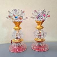 ราคา โคมไฟบูชาคริสตัลเปลี่ยน 7 สี คุณภาพสูง [ราคา 1 ชิ้น] (46060655313)
