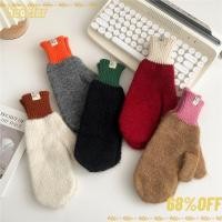ราคา BOOKFOR ผู้หญิงถุงมือถัก,ความยืดหยุ่นนุ่มฤดูหนาวตุ๊กตาถุงมือ,แฟชั่นหวานเรียบง่ายสีทึบให้อบอุ่นถุงมือเต็มนิ้วหญิง (54810872447)