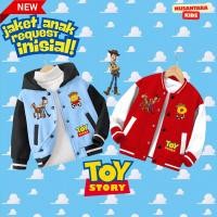 ราคา (แจ็คเก็ตใหม่พิเศษ) BASEBALL และ VARSITY HOODIE REQUEST INITIAL LETTERS สําหรับ BOYS TOY STORY AGES 2-12 ปีใหม่ APPAREL (41010633487)