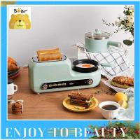 ราคา BEAR เครื่องปิ้งขนมปัง 3 in 1 พร้อม หม้อต้ม และ ทอด Electric Multi Toaster รุ่น BR0041 (11528515638)
