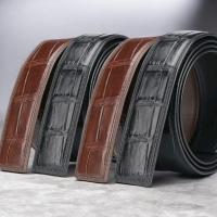 ราคา สายเข็มขัดหนังลายจระเข้ (51809269679)