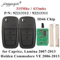 ราคา jingyuqin 2/3/4Buttons 315/433MHz ID46 Flip Remote Car Key Fob for Chevrolet Caprice Lumina Holden (50754613534)