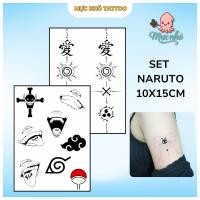 ราคา นารูโตะ - ชุดสติ๊กเกอร์รอยสักอนิเมะหนึ่งชุด - รอยสักถ่ายภาพฟิล์ม แปะเสมอ 10x15 ซม. - หมึกสักขนาดเล็ก (29639180175)