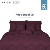 ราคา Ai by AKEMI Colourkissed Collection ชุดผ้าปูที่นอน 100% MicroXT 700TC (King) (25892026486)