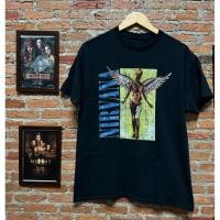 ราคา เสื้อยืดมือสอง ลายวงดนตรี Nirvana ขนาดไซส์L (44655419212)