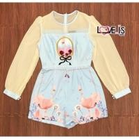 ราคา จั้มสูท งานป้าย Love is Size S (857338791)