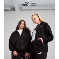 ราคา PUMA Basics ESS Small No. 1 Logo Comfort Full-Zip Hoodie Women สีดำ - 68241001 (49856366718)