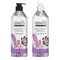 ราคา Kerasys Elegance & Sensual Perfumed Shampoo 600ml + Rinse 600ml Set CIFB (46710159578)