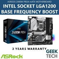 ราคา ASROCK Z490M Pro4 mATX เมนบอร์ด (ซีพียู Intel 10th Gen LGA1200) (48360330072)