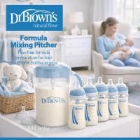 ราคา ชงได้ 4-5 ขวดพร้อมกัน Dr. Brown's Formula Mixing Pitcher 36oz เหยือกผสมนมผงเด็ก Adjustable Stopper ชงนมเนียน ไม่เป็นก้อน (55007211633)