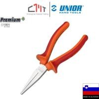 ราคา UNIOR คีมปากเป็ด VDE ด้ามแดง-ส้ม กันไฟฟ้า 1000 Volt ขนาด 6.1/4" No.472/1VDEBI (55154459655)