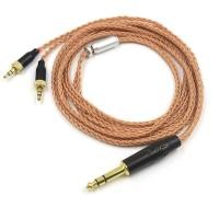 ราคา 16 Core ทองแดงสายสัญญาณเสียงหูฟังอัพเกรดสําหรับ SONY MDR-Z1R MDR-Z7 MDR-Z7M2 พร้อมล็อคอ่อนนุช (52308152081)