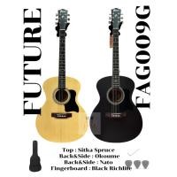 ราคา Future กีต้าร์โปร่ง 41" Acoustic Guitar 41" รุ่น FAG009G พร้อมกระเป๋า ปิ๊ก3ชิ้น ประแจ (29205629012)