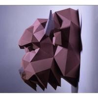ราคา COLI กระดาษสามมิติรุ่น QA1 Bison Head ติดผนัง 3d กระดาษ DIY Handmade แม่พิมพ์กระดาษติดผนังเรขาคณิต Origami สามมิติ Compos (47459942173)