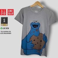 ราคา UNIQLO MENS T-SHIRT GREY PRINT SIZE S (43605789827)