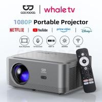 ราคา GOOJODOQ Netflix Android 13 Projector 4K Wireless Full HD 1080p 600 Lumens Auto-Focus Dual-Band WiFi 6 (47010901328)