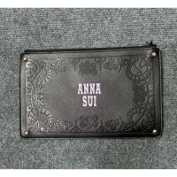 ราคา black faux leather pouch anna sui (28188142566)