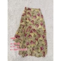 ราคา กระโปรงลายดอก ผ้าชีฟอง เอวยืด (24872047367)