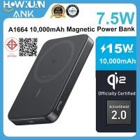 ราคา ANK A1664 Power Bank Qi2 MagGo Power Bank Ultra-Slim 10000mAh แบตเตอรี่แม่เหล็ก 15W เครื่องชาร์จแบบพกพา (56455764096)
