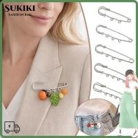 ราคา SUKIKI ความปลอดภัยเข็มกลัด Pins, เงิน DIY Charms เข็มกลัดหลุม, แฟชั่นผลการค้นหาอุปกรณ์เสริม Multi Holes Connectors เข็มกลัดตกแต่งชุด (45909168234)