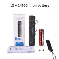 ราคา ไฟฉายพกพาTrustFire L2 EDC มาพร้อมแบต 14500 ชาร์จ (4772678866)