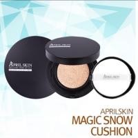 ราคา (โล๊ะ❗️❗️)APRIL SKIN Magic Snow Cushion (BLACK) (3718026131)