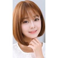 ราคา วิกผมทรงนักเรียน แสกกลางหน้าม้าซีทูบ็อบสั้น (4067562848)