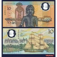 ราคา ธนบัตรโพลิเมอร์รุ่นแรกของโลก ออสเตรเลีย Australia ที่ระลึก 200 ปีอาณานิคม 10 ดอลลาร์ P-49 ปี 1988 สภาพใหม่ไม่ผ่านใช้ (25129610666)