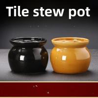 ราคา Mini Premium Ceramic Soup Pot - Thickened Heat-Resistant Stew Crock for Slow Cooking, Broth &Tea |Oven & Microwave Safe (53704262666)