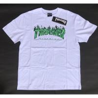 ราคา เสื้อยืด Thrasher Ghost Flame สีขาว/เขียว (JP) ต้นฉบับ (25847253416)