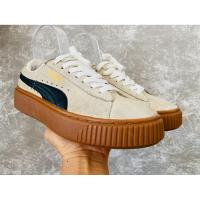 ราคา Puma รองเท้าหนังแบรนด์แท้ size 37-38 (40556772588)