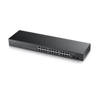 ราคา Zyxel GS1900-24 L2 Smart Managed Switch 24 Port Gigabit 2 SFP Port Rack-mount (24121570835)