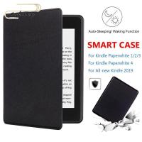 ราคา TECHWONG Ultra Slim Magnetic PU Leather Smart สําหรับ Kindle 10th Gen Paperwhite 1/2/3/4 2019 (50759032482)