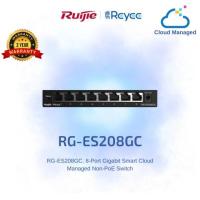 ราคา RG-ES208GC, 8-Port Gigabit Smart Cloud Managed Non-PoE Switch (47706921902)