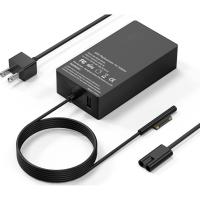 ราคา Surface Pro Charger-65W Surface Charger เข้ากันได้กับ Microsoft Surface Pro 9,8,7+,7,6,5,4,3,X,10,Surface Book 3,2,1,Surface Go 3,2,สตูดิโอแล็ปท็อป,รองรับ,24W, (55861005993)
