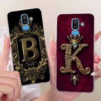ราคา สําหรับ Samsung Galaxy J8 2018 ปลอก J810Y SM-J810F SM-J810G Luxury Crown ตัวอักษรซิลิโคนนุ่ม Slim TPU สําหรับ Samsung J8 Shell (56102301135)